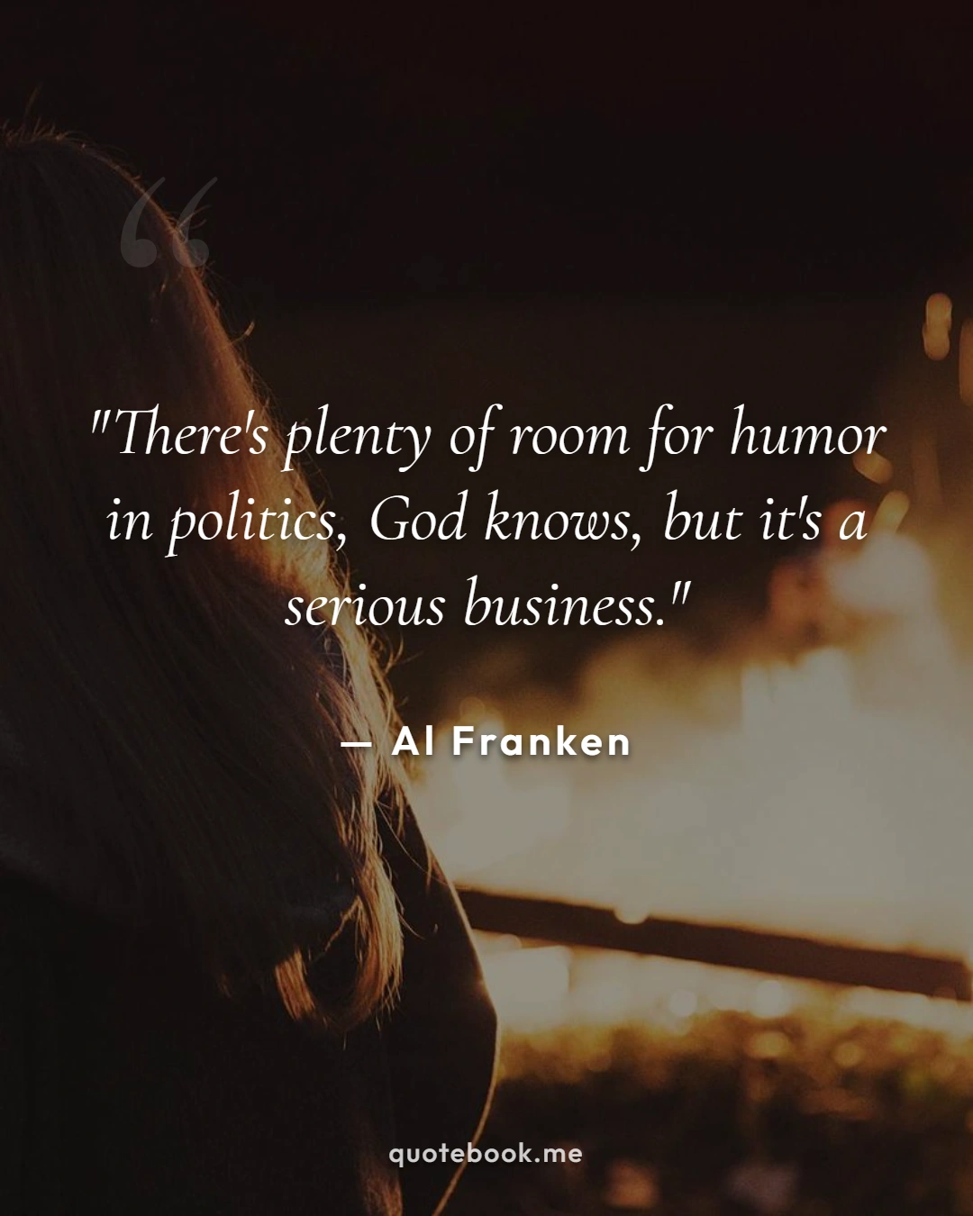 Al Franken Quote Poster - Wit & Humor Quote Card