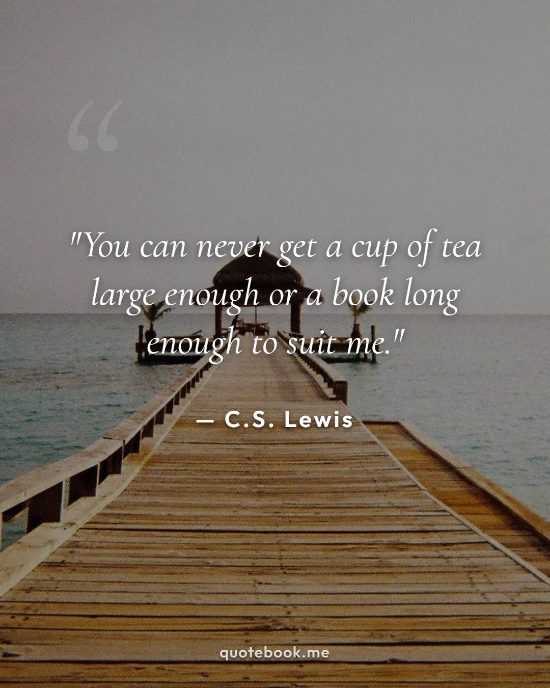 C.S. Lewis Quote Poster - Philosophical Wisdom Visual Card