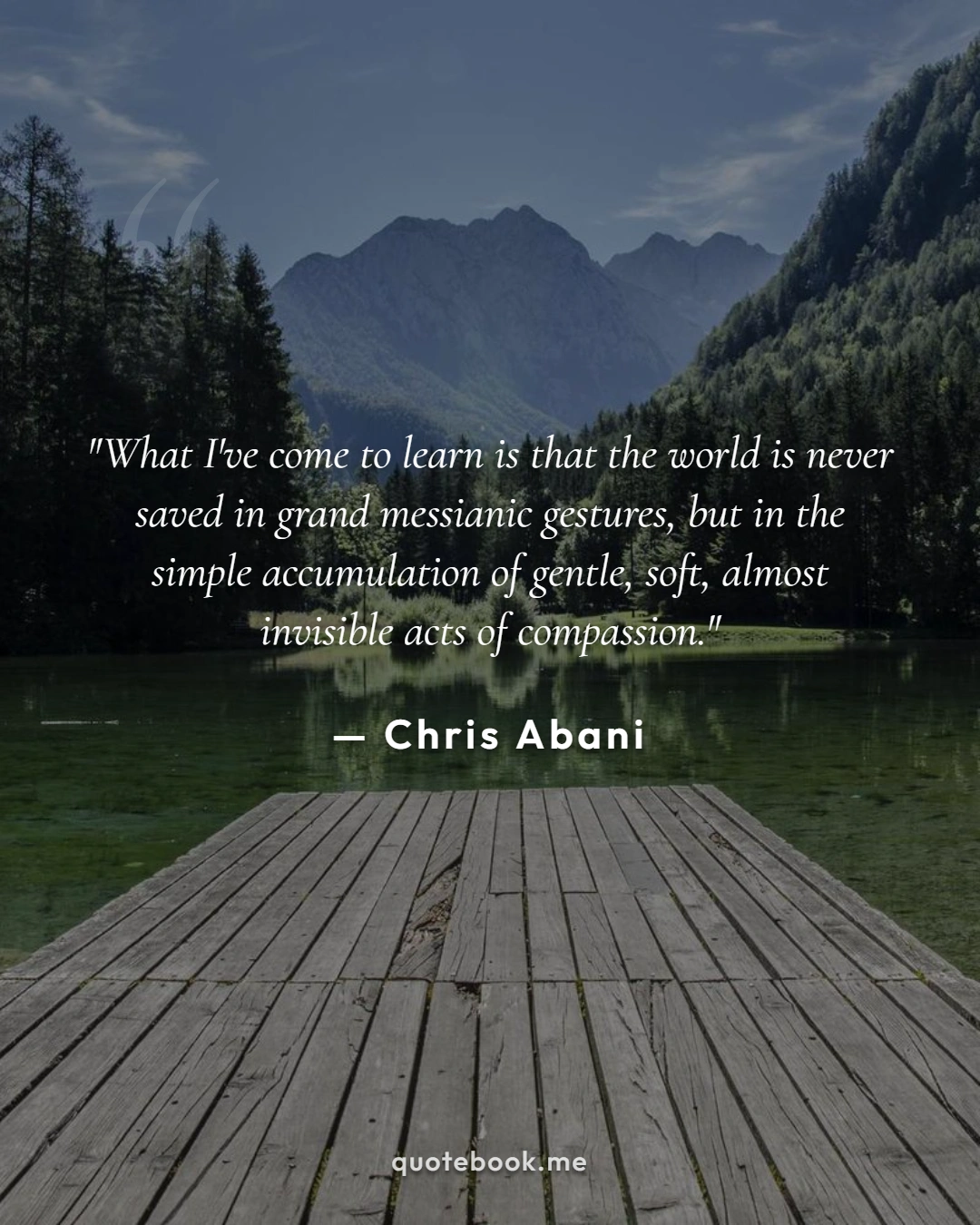 Chris Abani Quote Poster - Literature Typography Poster
