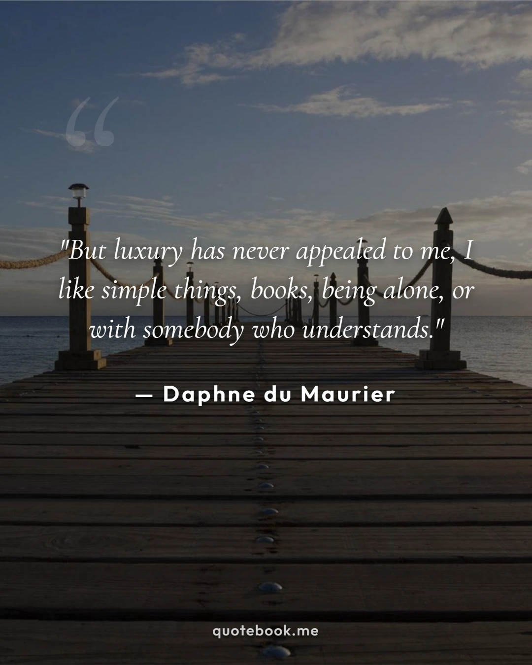Daphne du Maurier Quote Poster - Vintage Literature Visual Card
