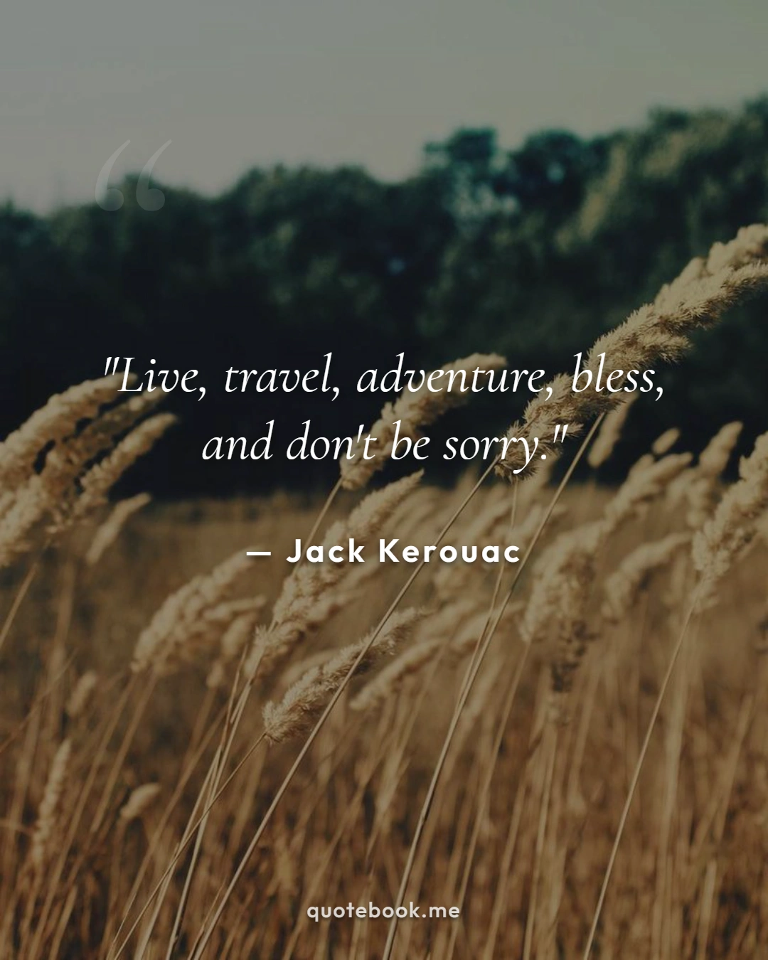 Jack Kerouac Quote Poster - Beat Generation Literature Poster