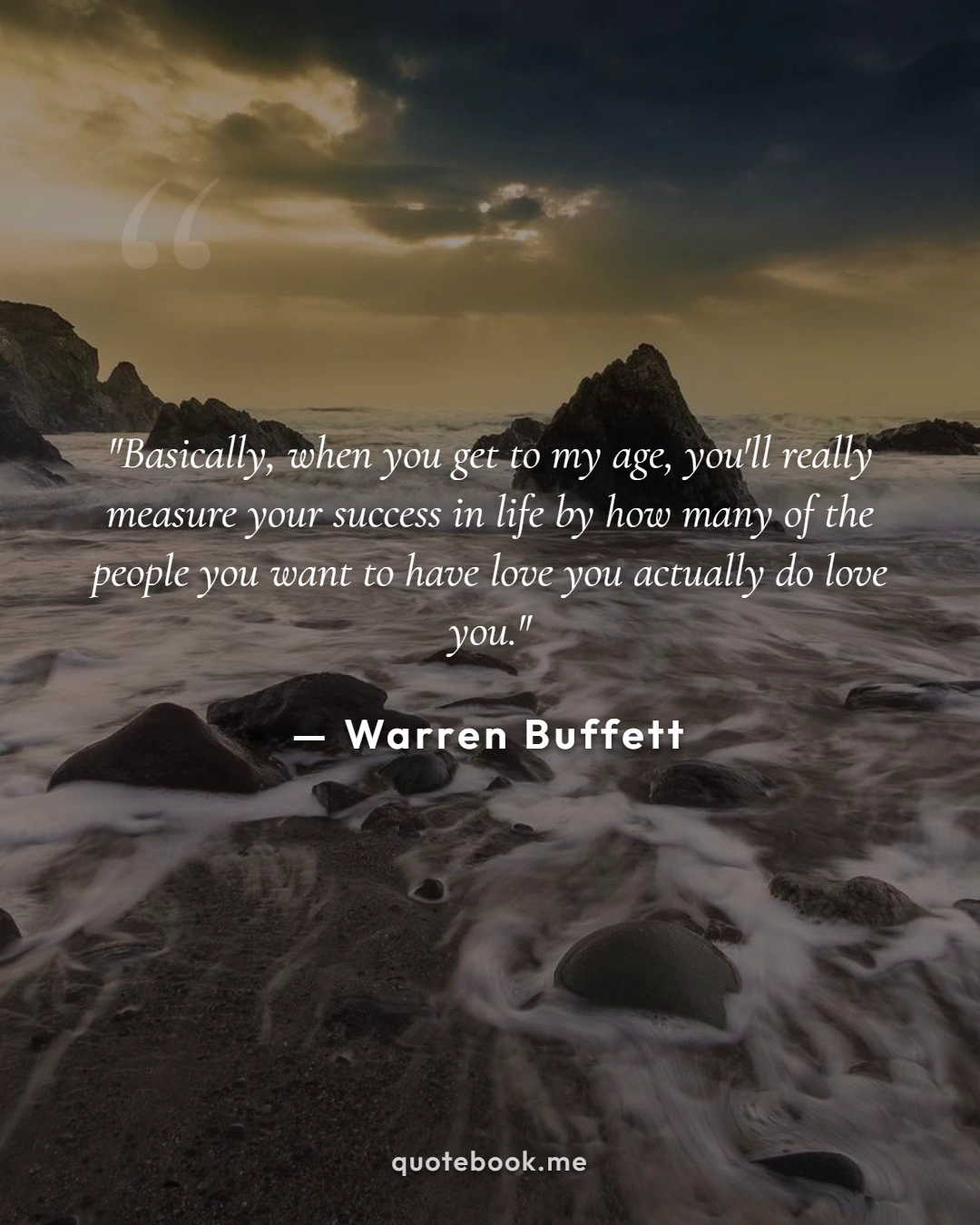 Warren Buffett Quote Poster - Success & Life Advice Quote Card